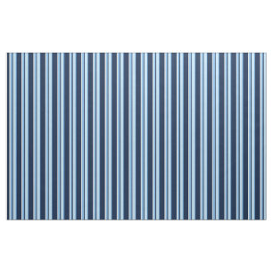 Donkerblauw blauw Striptiepatroon met donkerblauw  Stof