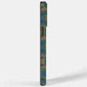 Donkerblauw Blauwgroen Groen Geometrisch Case-Mate iPhone Case (Achterkant / Rechts)