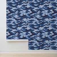 Donkerblauw camouflagepatroon