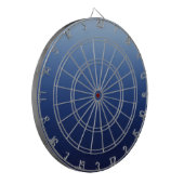 Donkerblauw Dartbord (Voorkant Links)