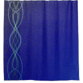 Donkerblauw Douchegordijn (Voorkant)