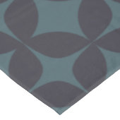 Donkerblauw, eenvoudig geometrisch patroon tafelkleed (Gekanteld)
