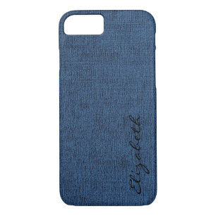 Donkerblauw Elegant Canvas kijken Case-Mate iPhone Case