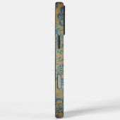 donkerblauw en bruin wildflower bloei Case-Mate iPhone case (Achterkant / Rechts)