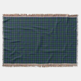Donkerblauw en Groen MacLeod van Skye Clan Plaid Deken