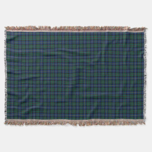 Donkerblauw en Groen MacLeod van Skye Clan Plaid Deken
