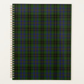 Donkerblauw en groene speldenplanner planner (Voorkant)