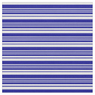 Donkerblauw en lavender gekleurd striped patroon stof