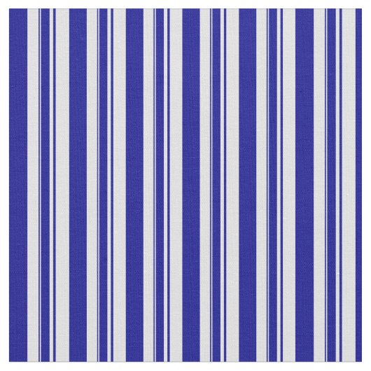 Donkerblauw en lavender Striped/Lined Pattern Stof (Close Up)