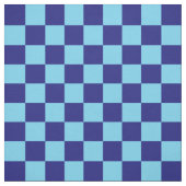 Donkerblauw en lichtblauw controllerpatroon stof (Swatch)