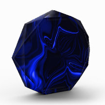 Donkerblauw en lichte krommen met donkere achtergr