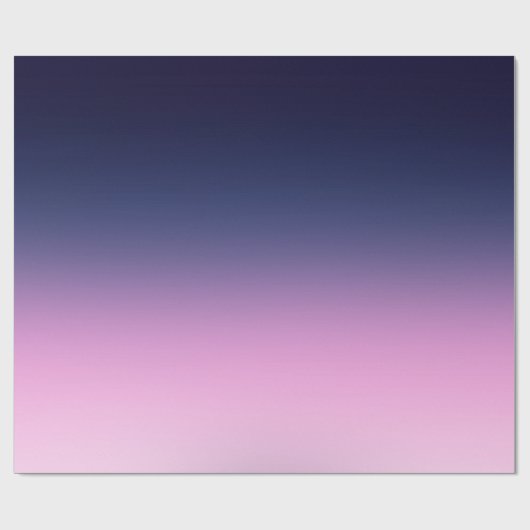 Donkerblauw en lichtroze verloop cadeaupapier (Vlak)