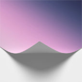 Donkerblauw en lichtroze verloop cadeaupapier (Hoek)