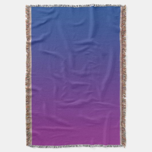 Donkerblauw en Paars Deken (Voorkant Verticaal)