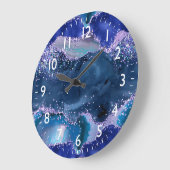 Donkerblauw en Paars zeewater Grote Klok (Hoek)