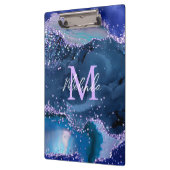 Donkerblauw en Paars zeewater Klembord (Links)