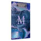 Donkerblauw en Paars zeewater Klembord (Rechts)