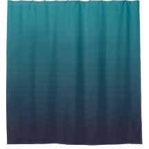 Donkerblauw en Teal Ombre