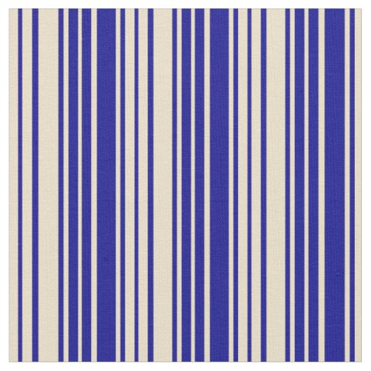 Donkerblauw en tinkleurig strips stof (Close Up)