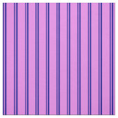 Donkerblauw en Violet Lined Pattern Stof (Swatch)