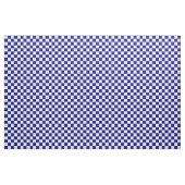 Donkerblauw en wit Checkerboard Patroon Stof (Yard (91,4 cm))