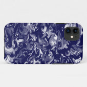Donkerblauw en wit, gemengde kleurenkast Case-Mate iPhone case (Achterkant (horizontaal))