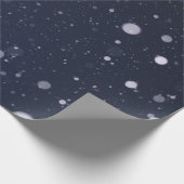 Donkerblauw en wit inpakpapier (Hoek)