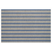 Donkerblauw en wit matras dat Narrow Stripe Stof (Fat Quarter)