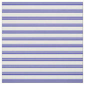 Donkerblauw en wit striped patroon stof (Swatch)