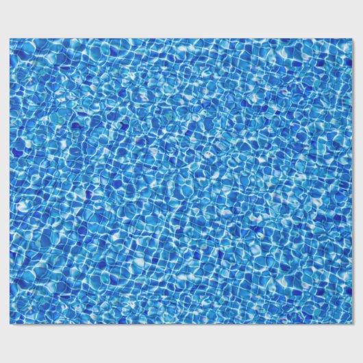 Donkerblauw gelaagd water Verpakkingspapier Cadeaupapier (Vlak)