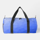 Donkerblauw geometrisch meshpatroon Monogram Plunjezak (Achterkant)