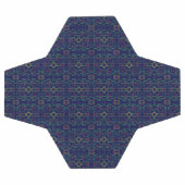 donkerblauw geometrisch Voetbal (Enkel)