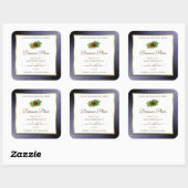 Donkerblauw Glitter White Gold Product Label Ladyb (Vel)