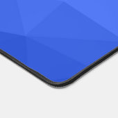 Donkerblauw Gradiënt Geometrisch Mesh Patroon mono Bureaumat (Hoek)