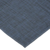 Donkerblauw grijs wit gespiegeld snijvlak streep tafelkleed (Gekanteld)