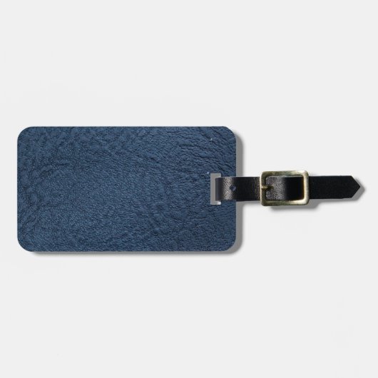 Donkerblauw grijsvet bagagelabel (Voorkant horizontaal)