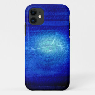 Donkerblauw grijze achtergrond grafisch ontwerp Case-Mate iPhone case