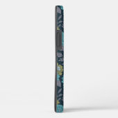 Donkerblauw, groen en Paars Floral Case-Mate iPhone Case (Achterkant / Rechts)