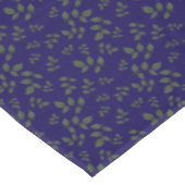 Donkerblauw groen patroon laat elegant en stijlvol tafelkleed (Gekanteld)