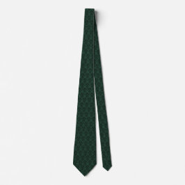 Donkerblauw-groene middeleeuwse draken halsdoek stropdas