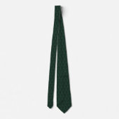 Donkerblauw-groene middeleeuwse draken halsdoek stropdas (Achterkant)