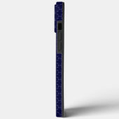 Donkerblauw islamitisch geometrisch patroon Case-Mate iPhone case (Achterkant / Links)