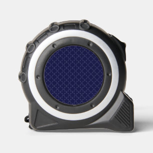 Donkerblauw islamitisch geometrisch patroon rolmaat