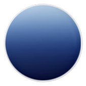 Donkerblauw Keramische Knop (Voorkant)