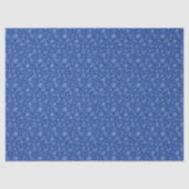 Donkerblauw kerst Tissue papier (Voorkant)