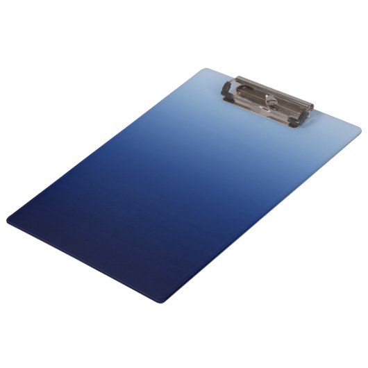 Donkerblauw Klembord (Gekanteld)
