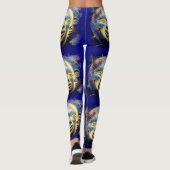 donkerblauw leggings (Achterkant)