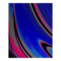 Donkerblauw magenta Abstract fractal Swirl