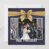 Donkerblauw met gouden aankondiging (Voorkant)