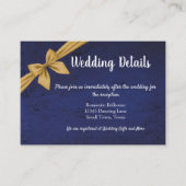 Donkerblauw met gouden baard informatiekaartje (Voorkant)